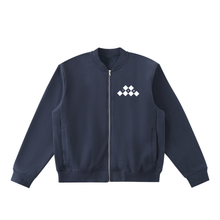 Load image into Gallery viewer, Checkmate Fleeced Varsity Jacket

