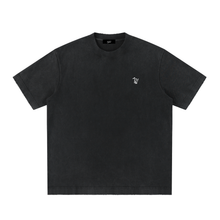 Load image into Gallery viewer, Artsy Heavyweight Vintage Washed Frayed T-Shirt
