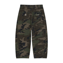 Load image into Gallery viewer, 7daywknd Camo Barrel Leg Cargo Pants
