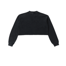 Load image into Gallery viewer, Snow Washed 7daywknd Cropped Sweatshirt
