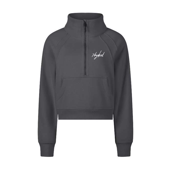 Signature Half-Zip Sweatshirt – 7daywknd Signature Half-Zip Sweatshirt – 7daywknd