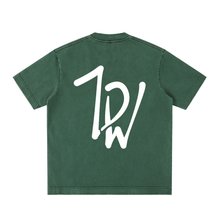 Load image into Gallery viewer, Artsy Heavyweight Vintage Washed Frayed T-Shirt
