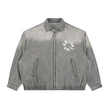 Load image into Gallery viewer, 7daywknd Vintage Full-Zip Denim Jacket

