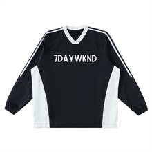 Load image into Gallery viewer, Color-Block V-Neck Long-Sleeve T-Shirt
