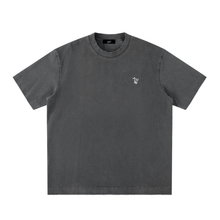Load image into Gallery viewer, Artsy Heavyweight Vintage Washed Frayed T-Shirt
