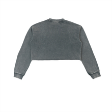 Load image into Gallery viewer, Snow Washed 7daywknd Cropped Sweatshirt

