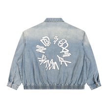 Load image into Gallery viewer, 7daywknd Vintage Full-Zip Denim Jacket
