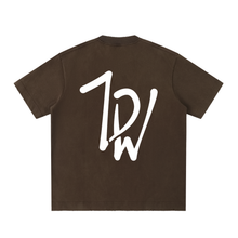 Load image into Gallery viewer, Artsy Heavyweight Vintage Washed Frayed T-Shirt
