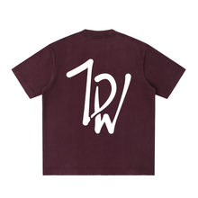 Load image into Gallery viewer, Artsy Heavyweight Vintage Washed Frayed T-Shirt

